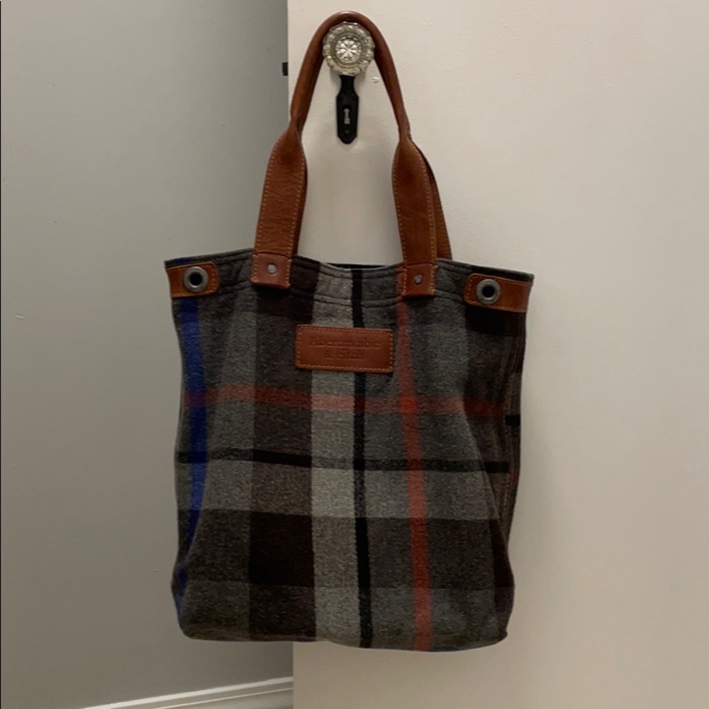 AnF Plaid Tote